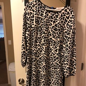 Loft Leopard print dress Sz10